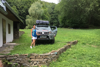 Mitsubishi L200 Rock Proof na výpravě po stopách letecké bitvy na Bílými Karpaty Foto Tomáš Málek