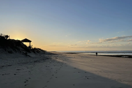 Playa de Punta Cador ráno na pláži
